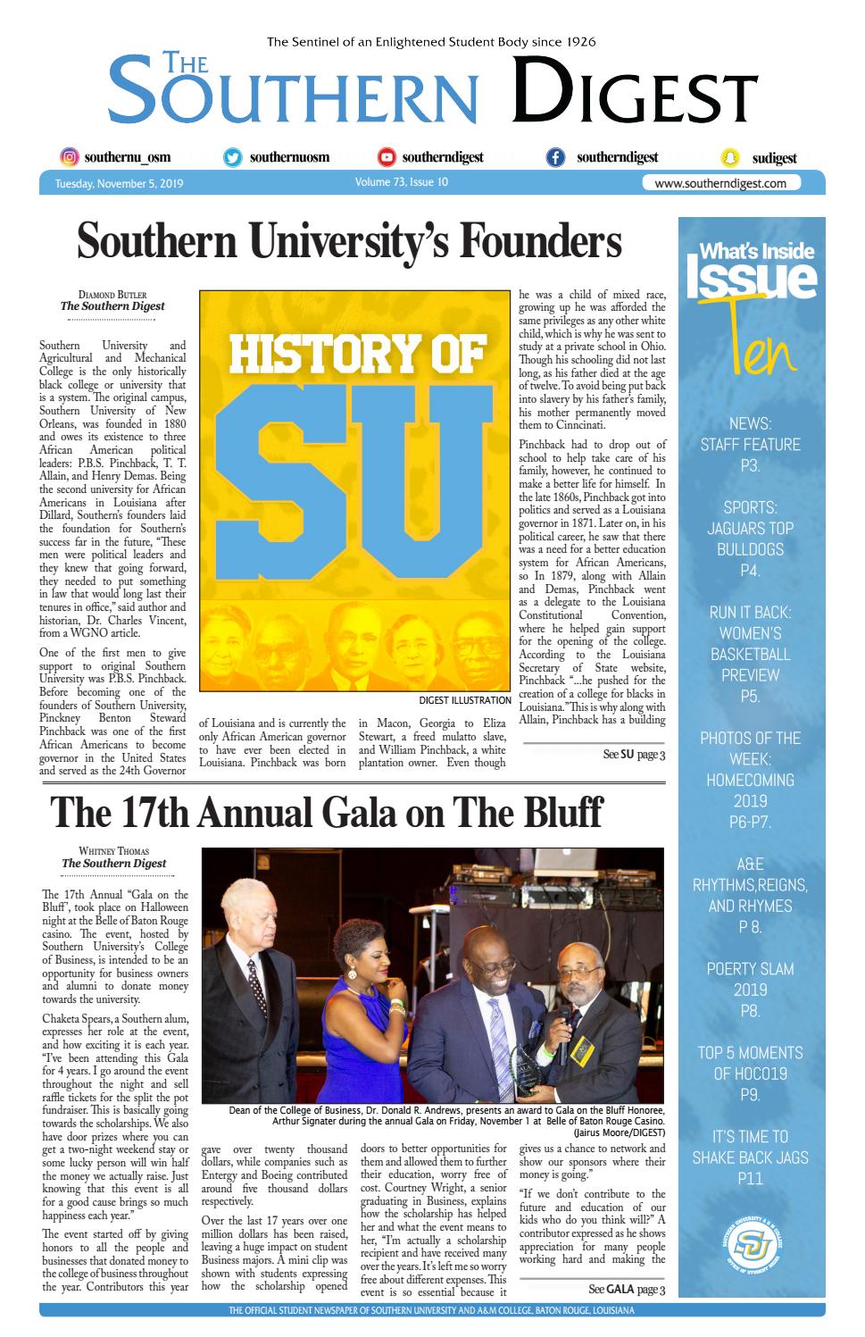 VOLUME 73 - ISSUE 10 by Southern Digest - Issuu