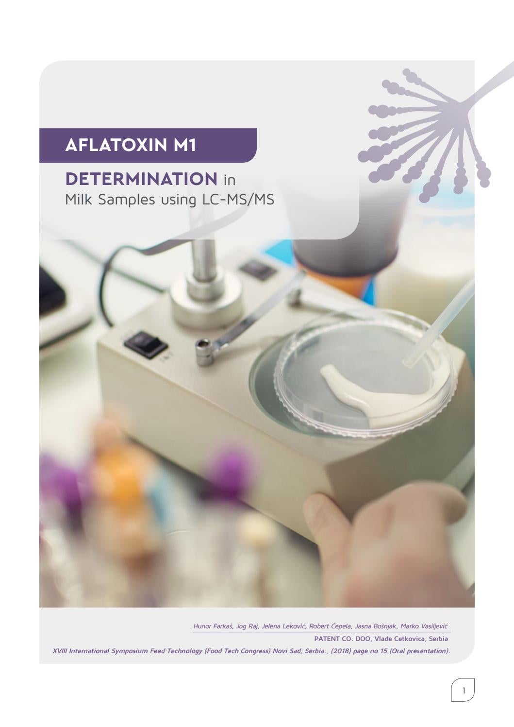 Aflatoxin In Milk By Agrinews Issuu