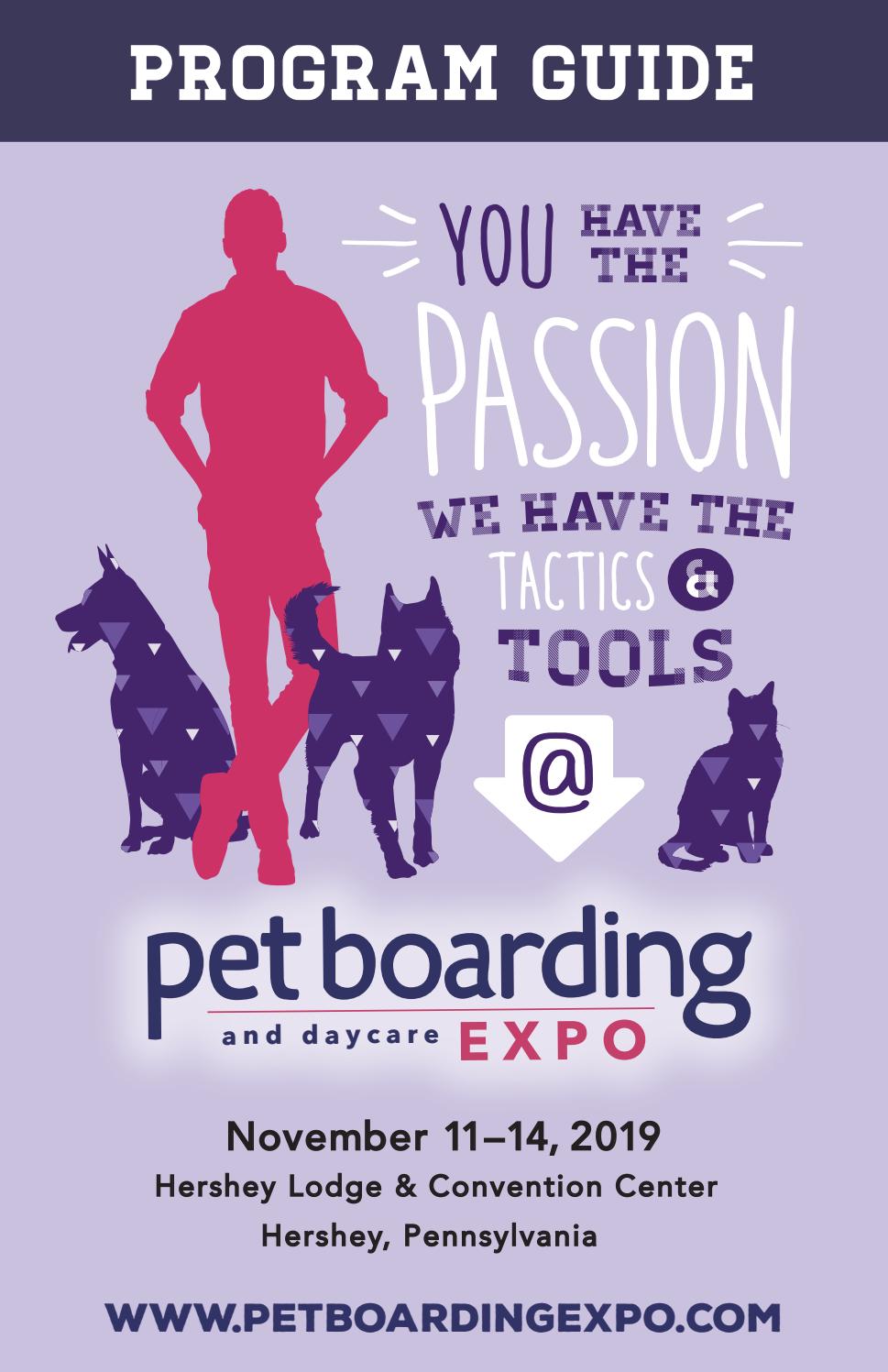 Pet Boarding and Daycare Expo 2019 Program Guide by Barkleigh