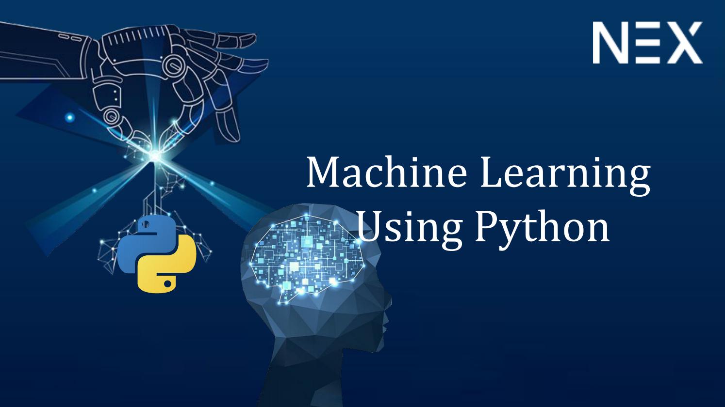 machine learning using python