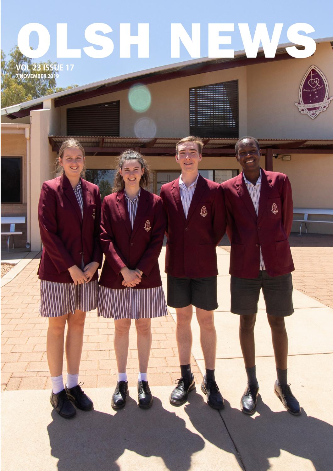 Olsh News Vol 23 Issue 17 7 November 19 By Olsh Alice Springs Issuu