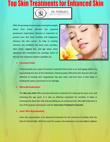 top skin care clinic