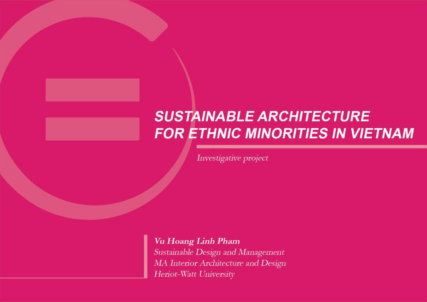 Sustainable Architecture for Ethnic minorities in Vietnam ...