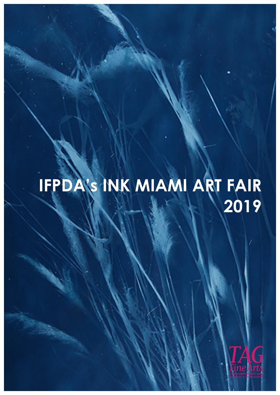 IFPDA's INK Miami Art Fair 2019 catalogue by TAG Fine Arts by TAG