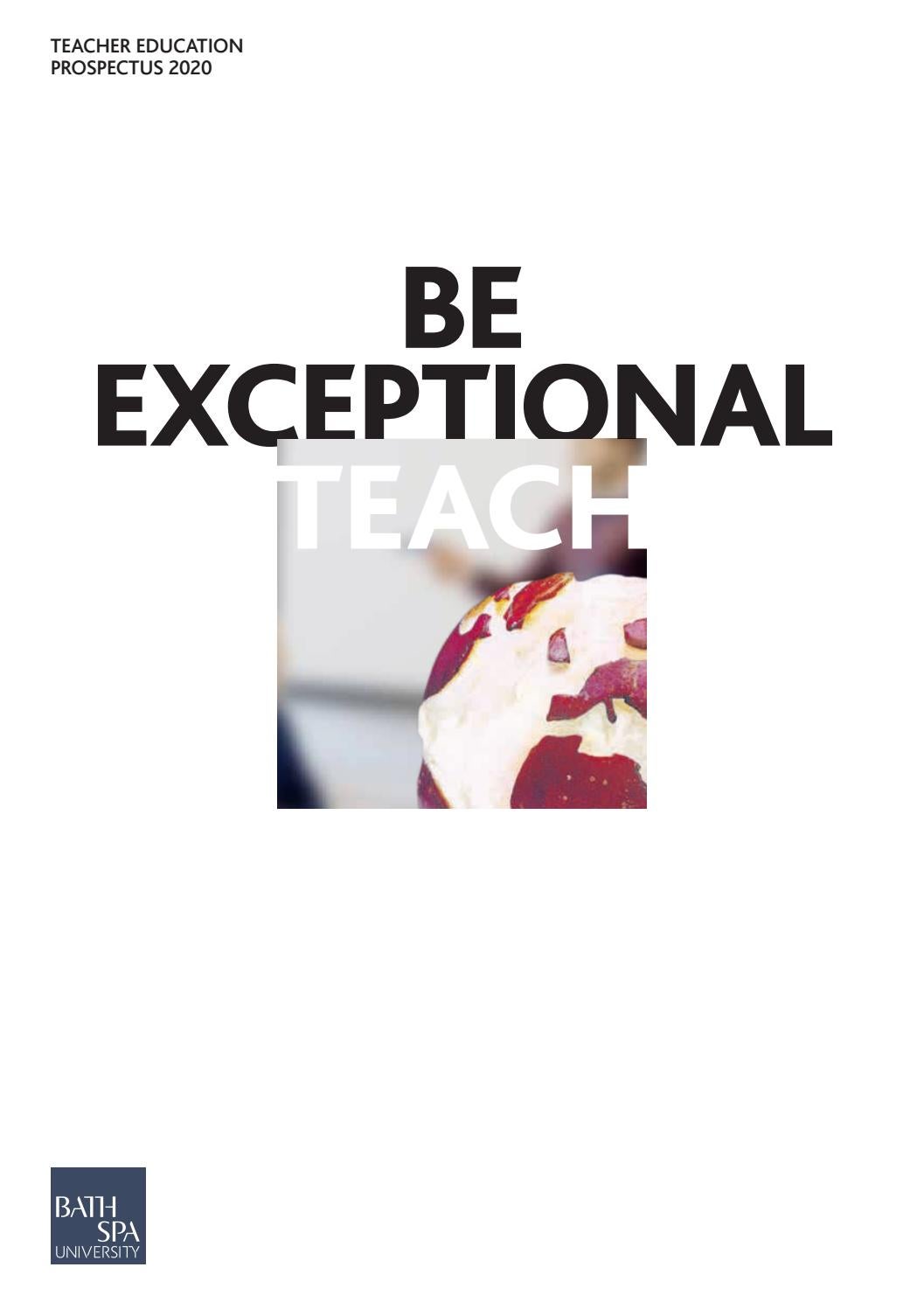Bath Spa University PGCE Prospectus 2020 by Bath Spa University Issuu