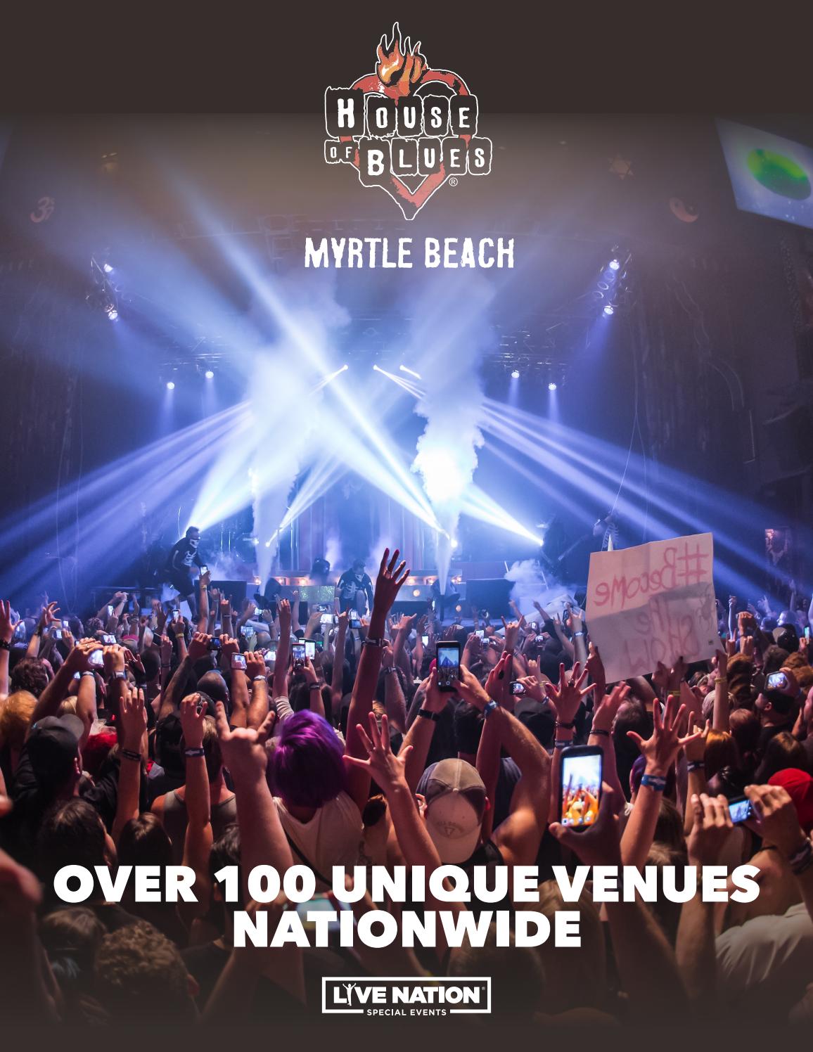 HOB Myrtle Beach Sales Kit by Live Nation Special Events Issuu