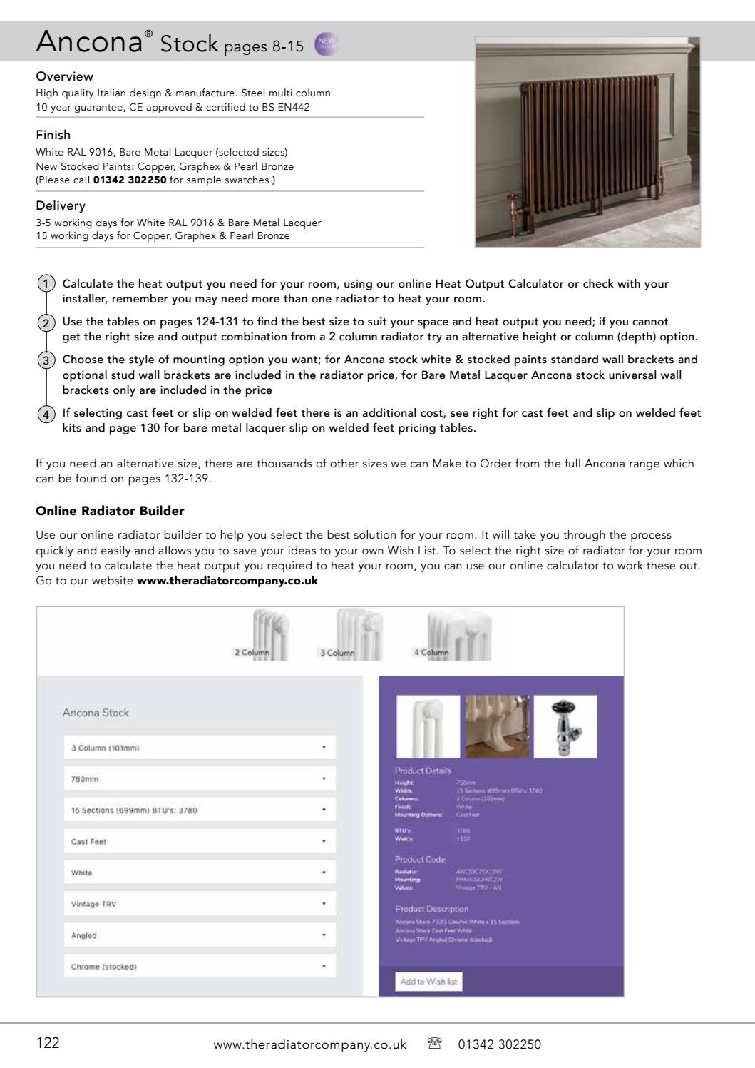 The Radiator Company Brochure 2020 1st edition by IRSAP UK Issuu