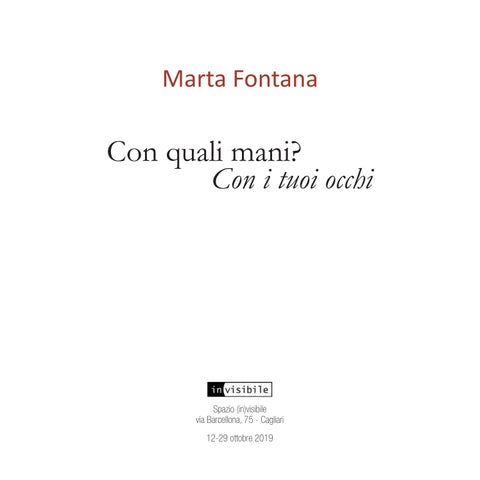 Marta Fontana - Con quali mani? Con i tuoi occhi 第 3 页