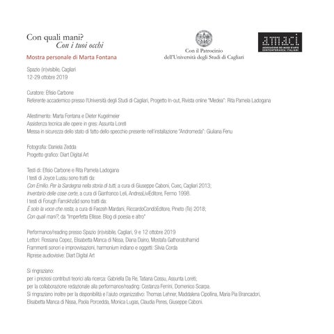 Marta Fontana - Con quali mani? Con i tuoi occhi 第 4 页