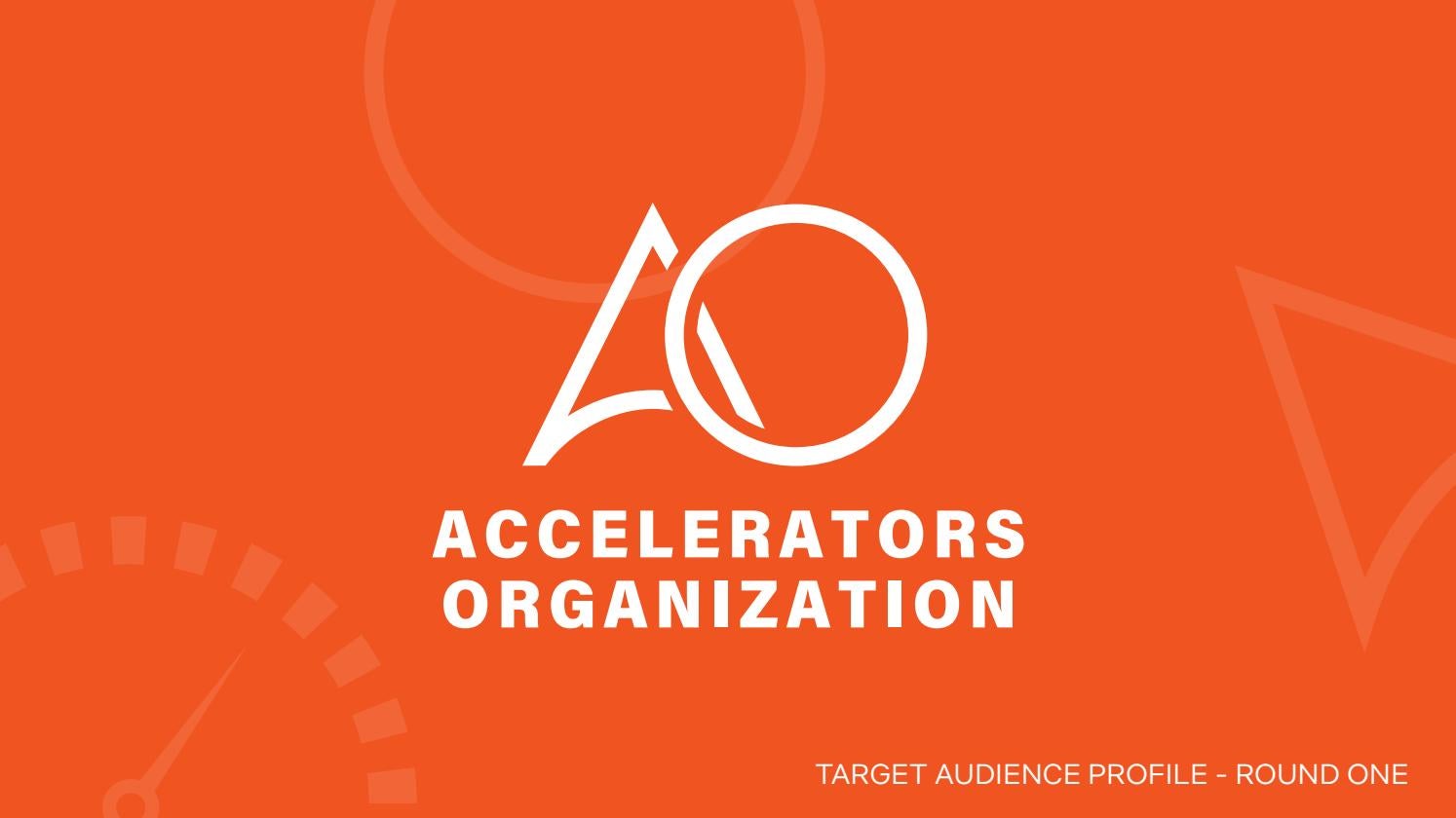 Accelerators Organization Target Audience Profile by Julie Greene Issuu
