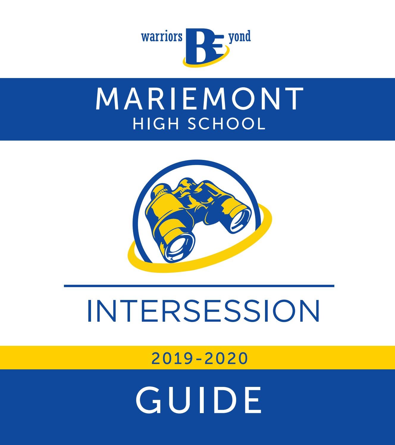 20192020 Intersession Guide by Mariemont City School District Issuu