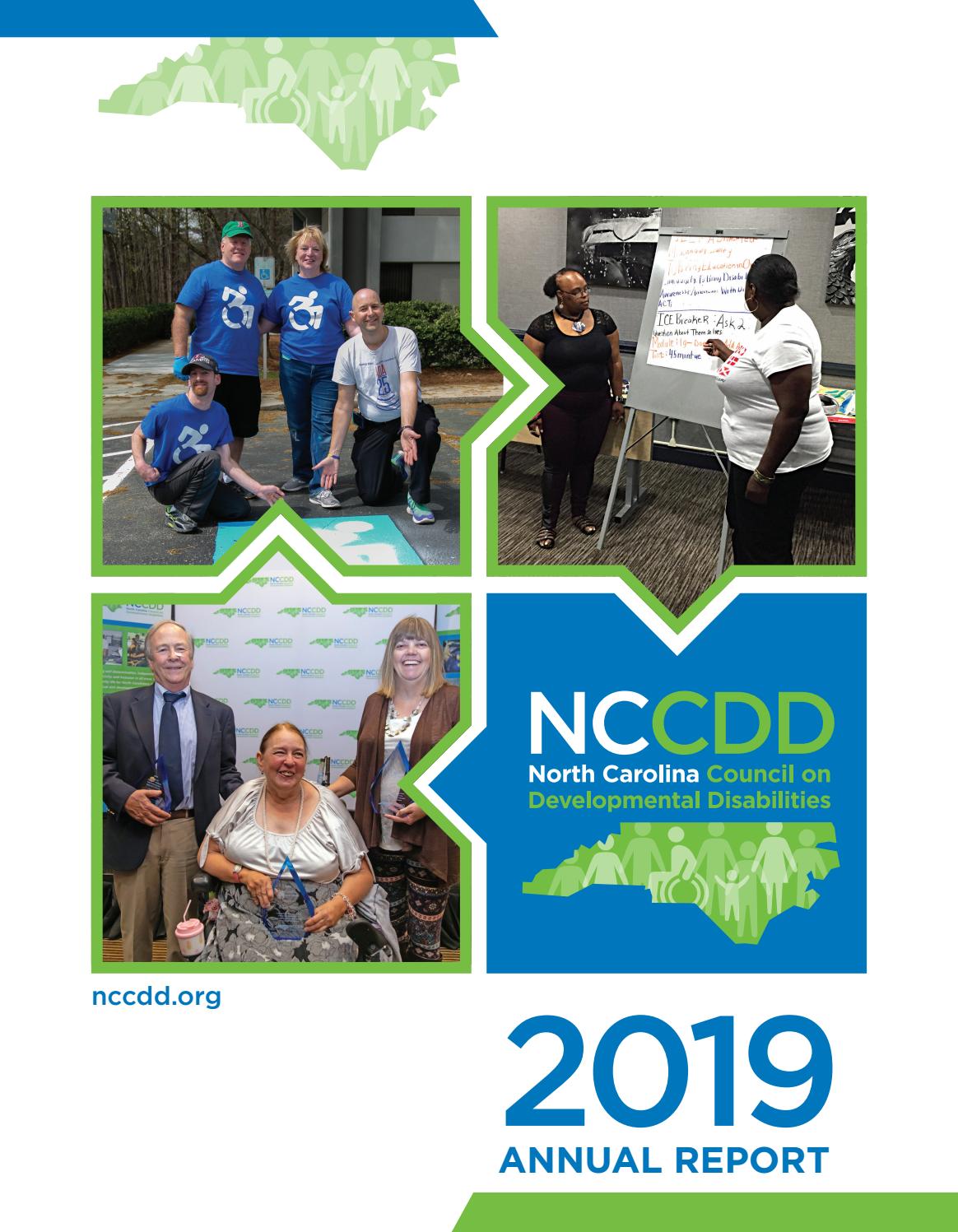 2019 NCCDD Annual Report by North Carolina Council on Developmental