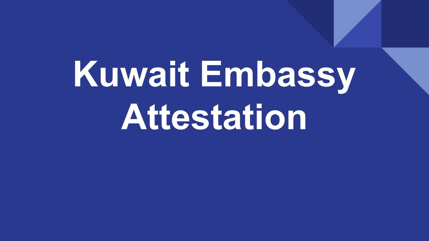 Kuwait Embassy Attestation by Helpline Group Qatar Issuu