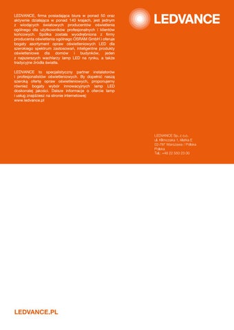 Damian Grzegorczyk 灯饰目录 · Broszura Ledvance 户外 a4 第 16 页