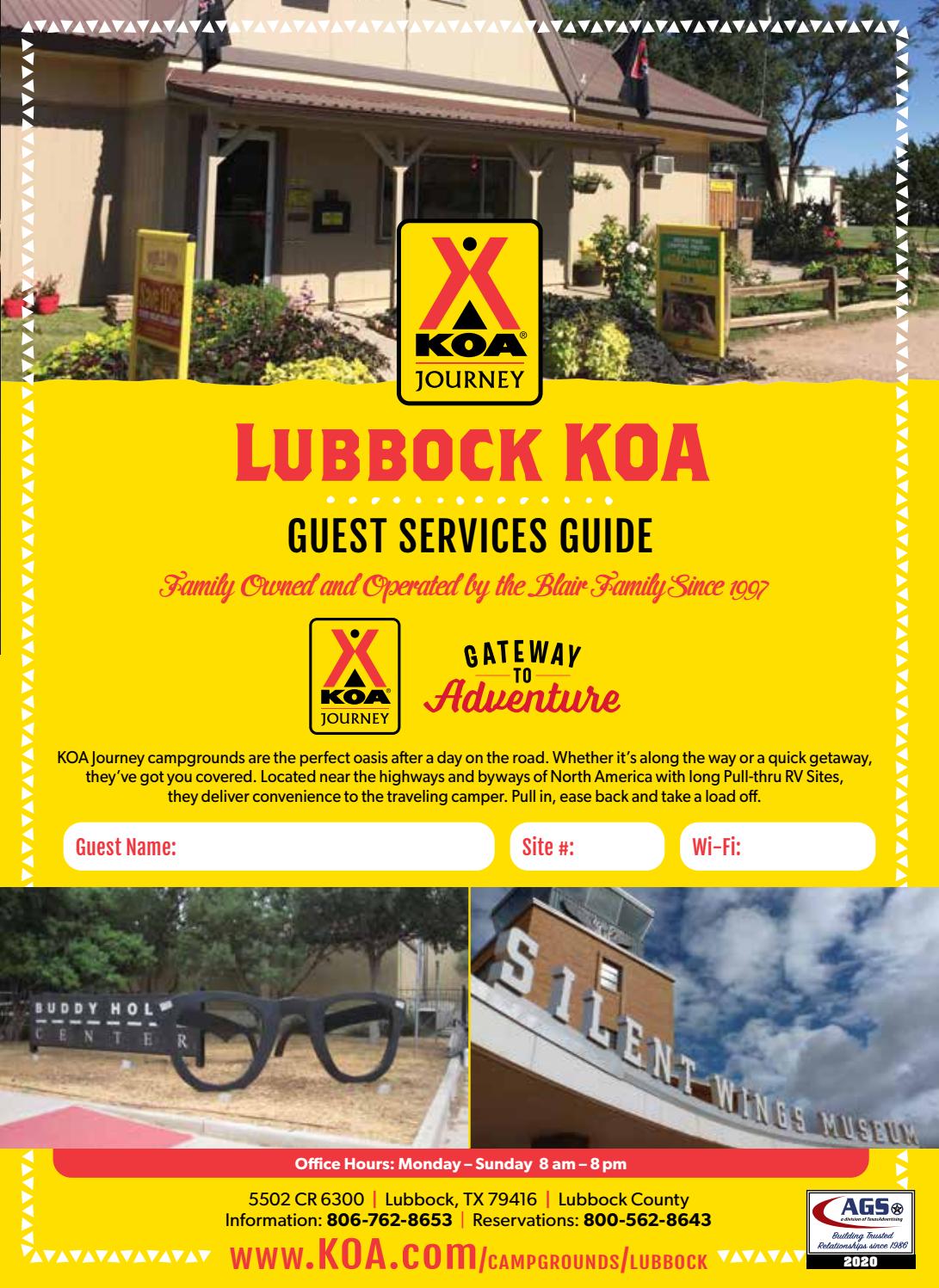 Lubbock KOA by AGS/Texas Advertising Issuu