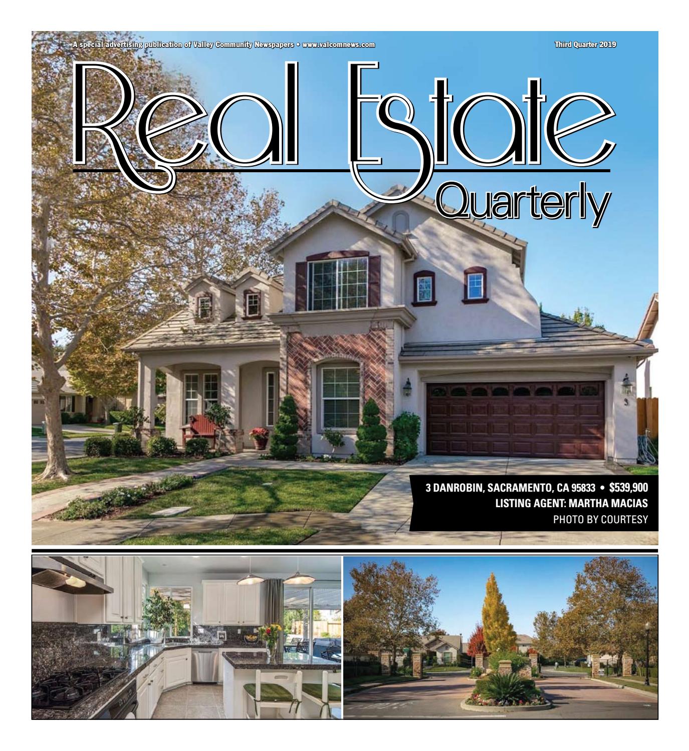 Real Estate Quarterly 3rd Quarter 2019 By Valley Community Newspapers Issuu