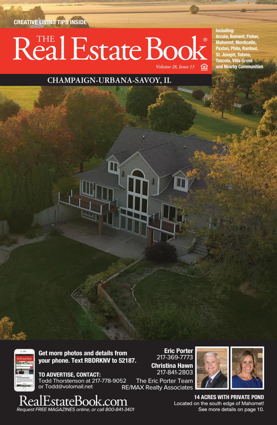 The Real Estate Book Of Champaign Urbana Savoy Il Volume 28 Issue 13 By Todd Thorstenson Issuu