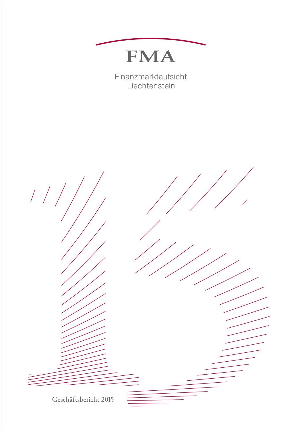 Geschaftsbericht 2015 By Fma Li Issuu