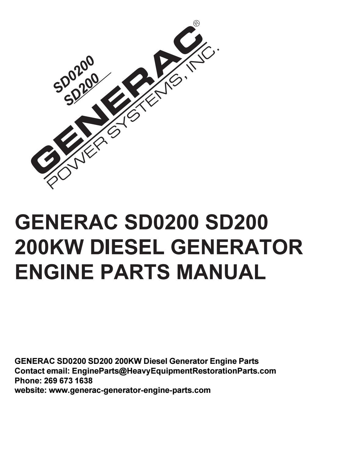 generac generator manual