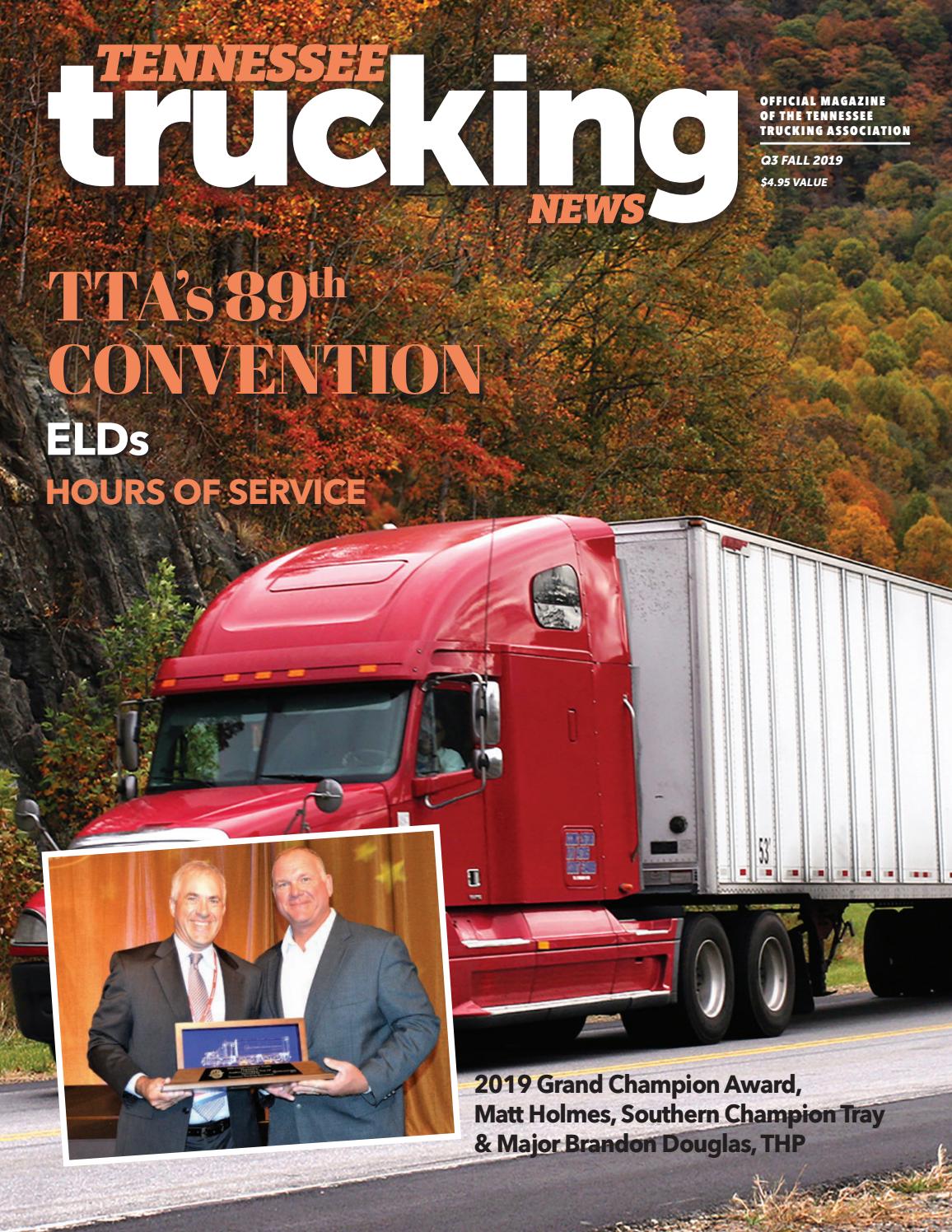 Tennessee Trucking News Q3 Fall 2019 By Barbara Negron Cadiz Issuu