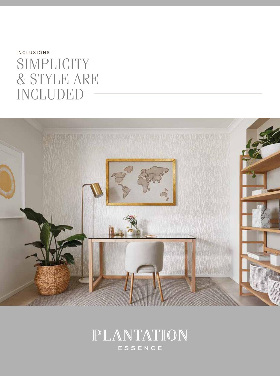 Plantation Homes Inclusions Brochure By Plantation Homes Issuu