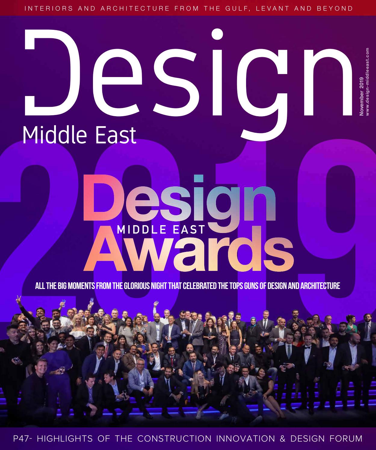 Design Middle East November 2019 By Design Middle East Issuu