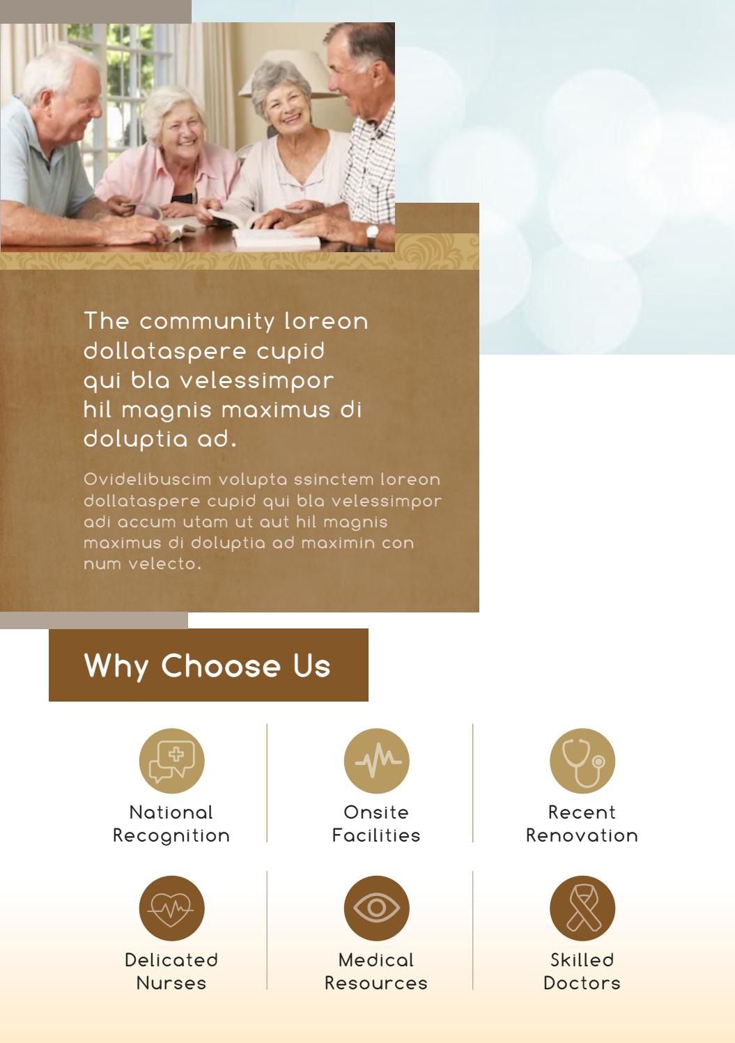 Nursing Home Booklet Brochure by Mike Pantone Issuu