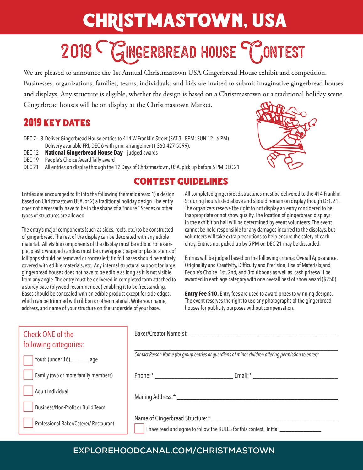 2019 Christmastown Gingerbread Contest by Imagination Issuu
