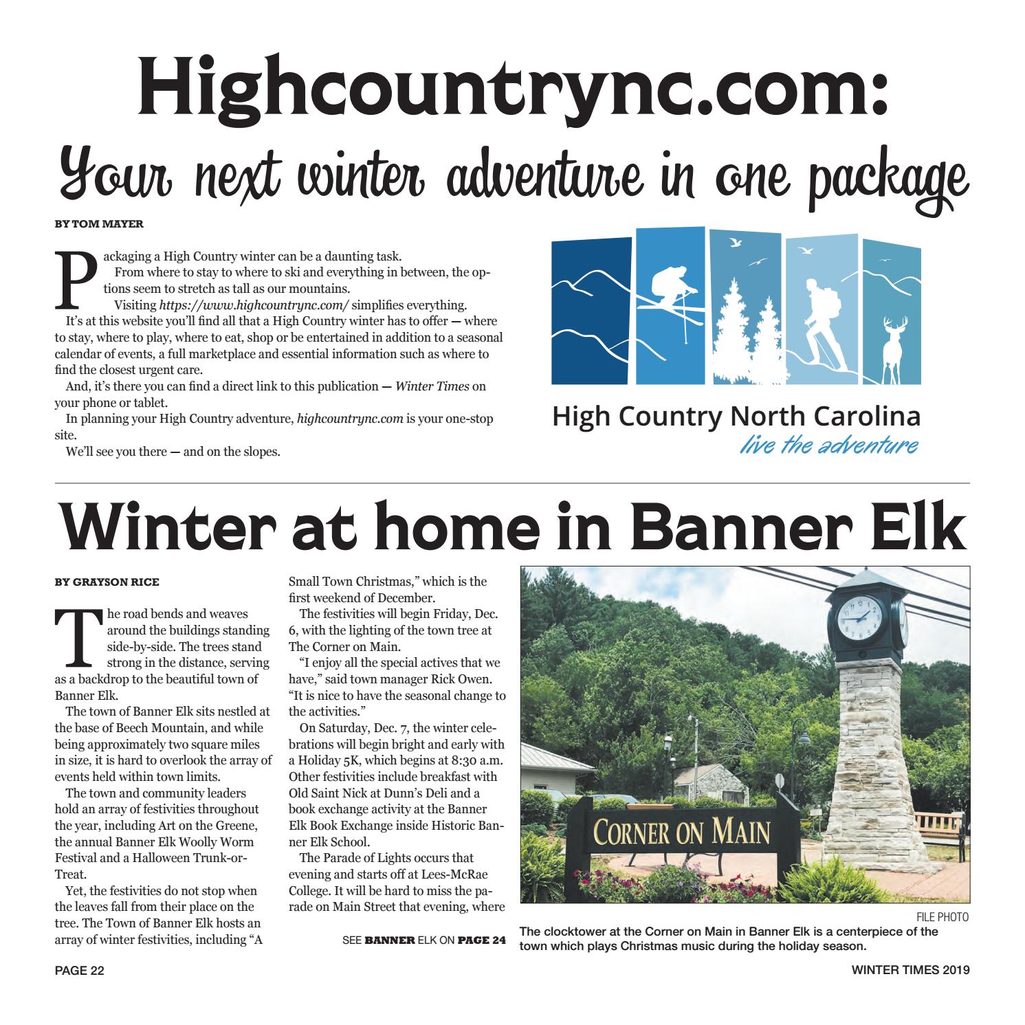 Winter Times 2019 20 By Mountain Times Publications Issuu