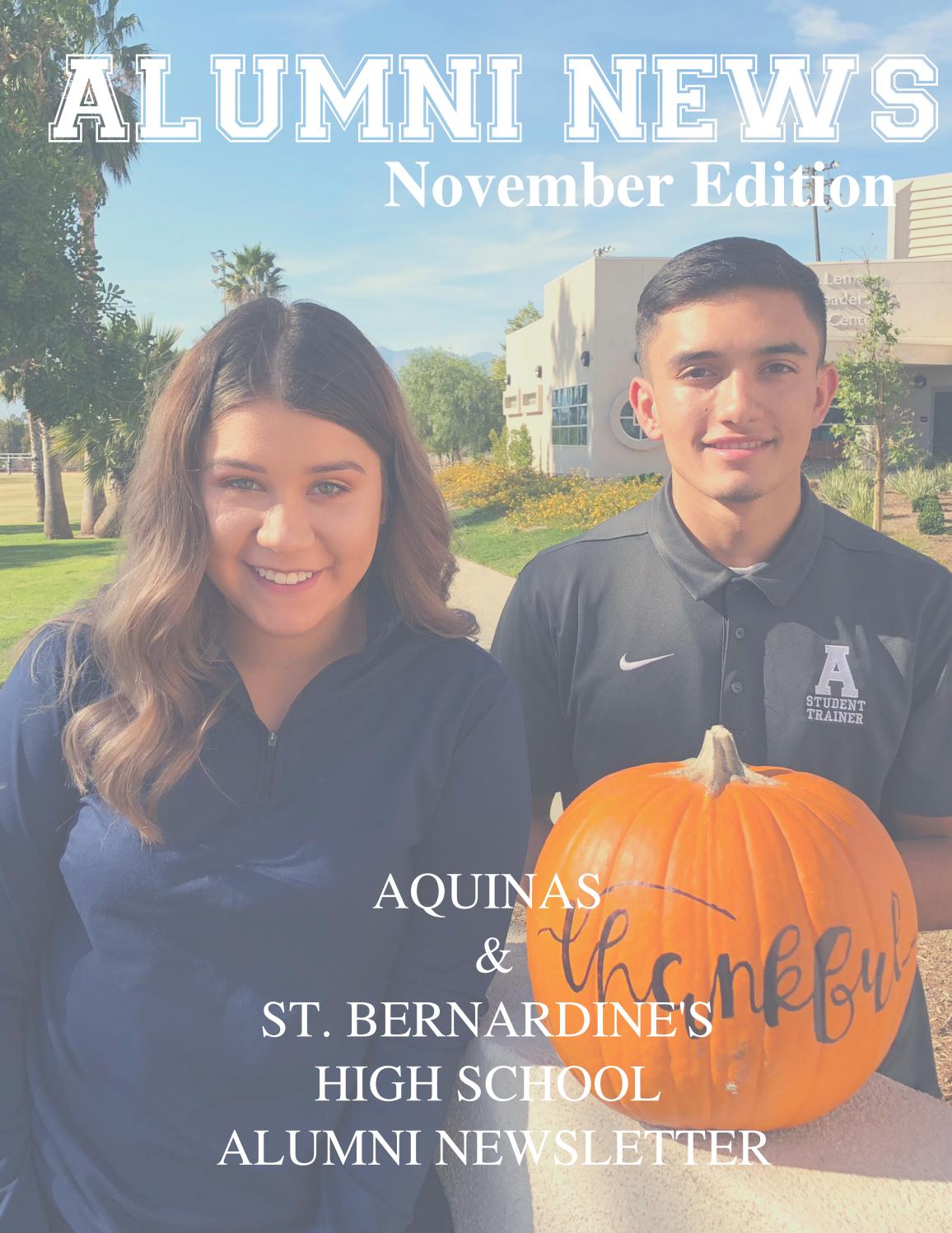 Aquinas November Alumni Newsletter by Aquinas High School Issuu