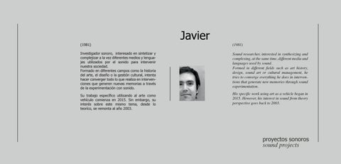 Sound Art Projects - Javier Ramos 2015-2019 第 2 页