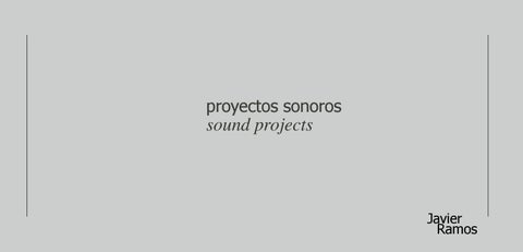 Sound Art Projects - Javier Ramos 2015-2019 第 7 页