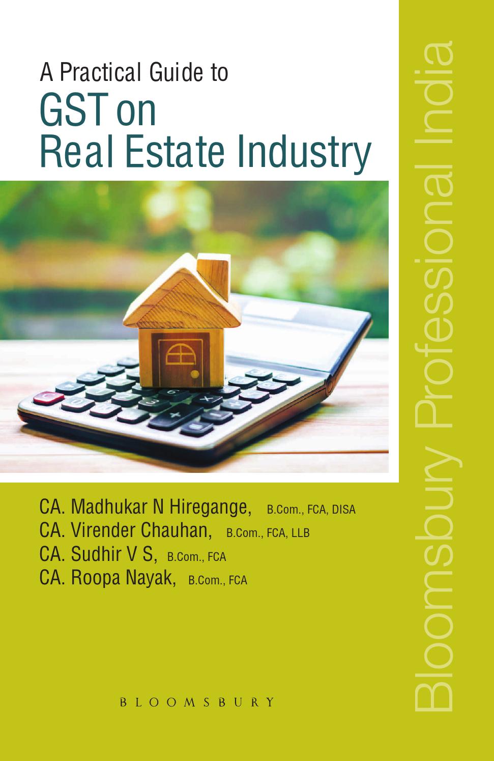 A Practical Guide To Gst On Real Estate Industry By Bloomsbury India Professional Issuu