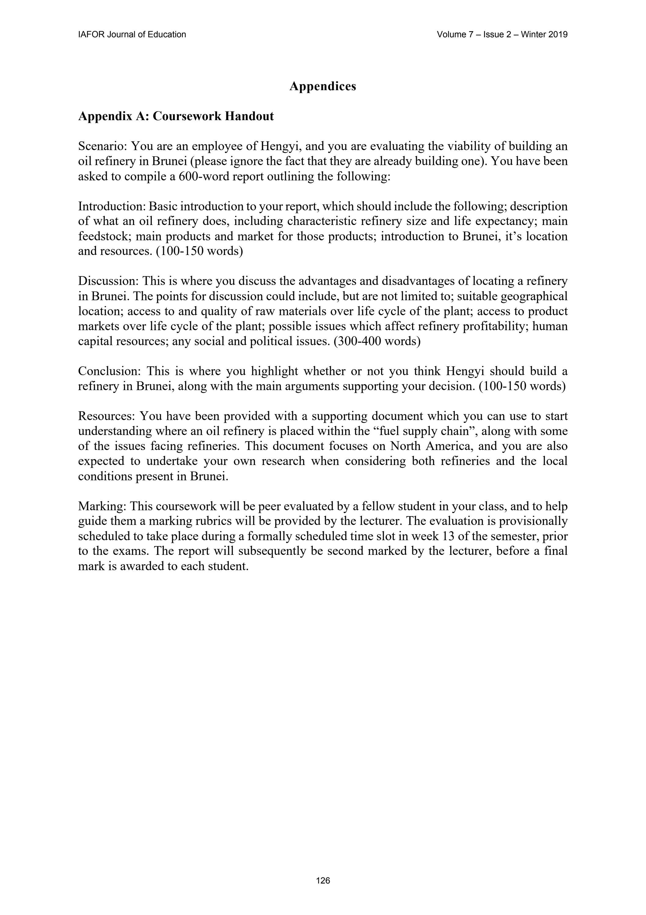 Iafor Journal Of Education Volume 7 Issue 2 Winter 19 By Iafor Issuu
