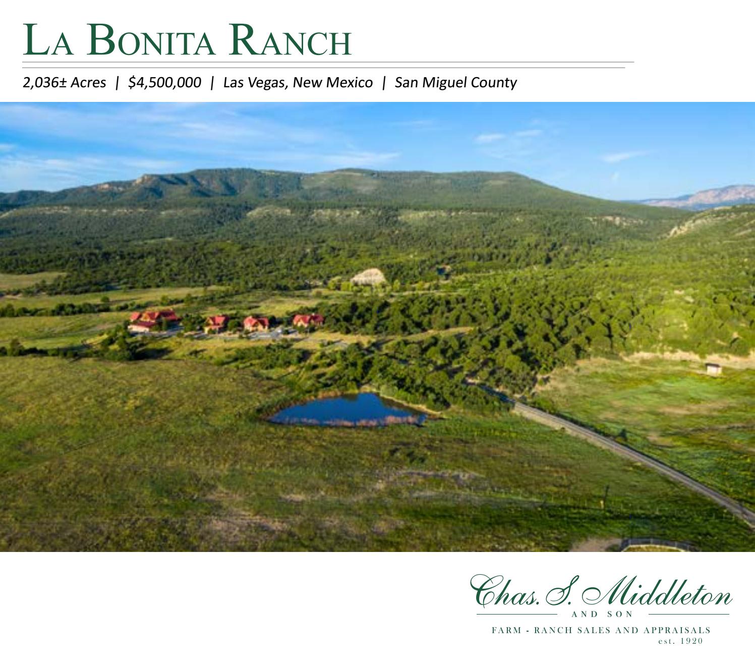 La Bonita Ranch Brochure by csmandson Issuu