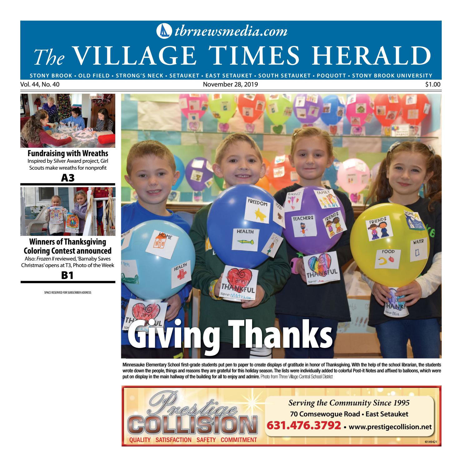 The Village Times Herald November 28, 2019 by TBR News Media Issuu