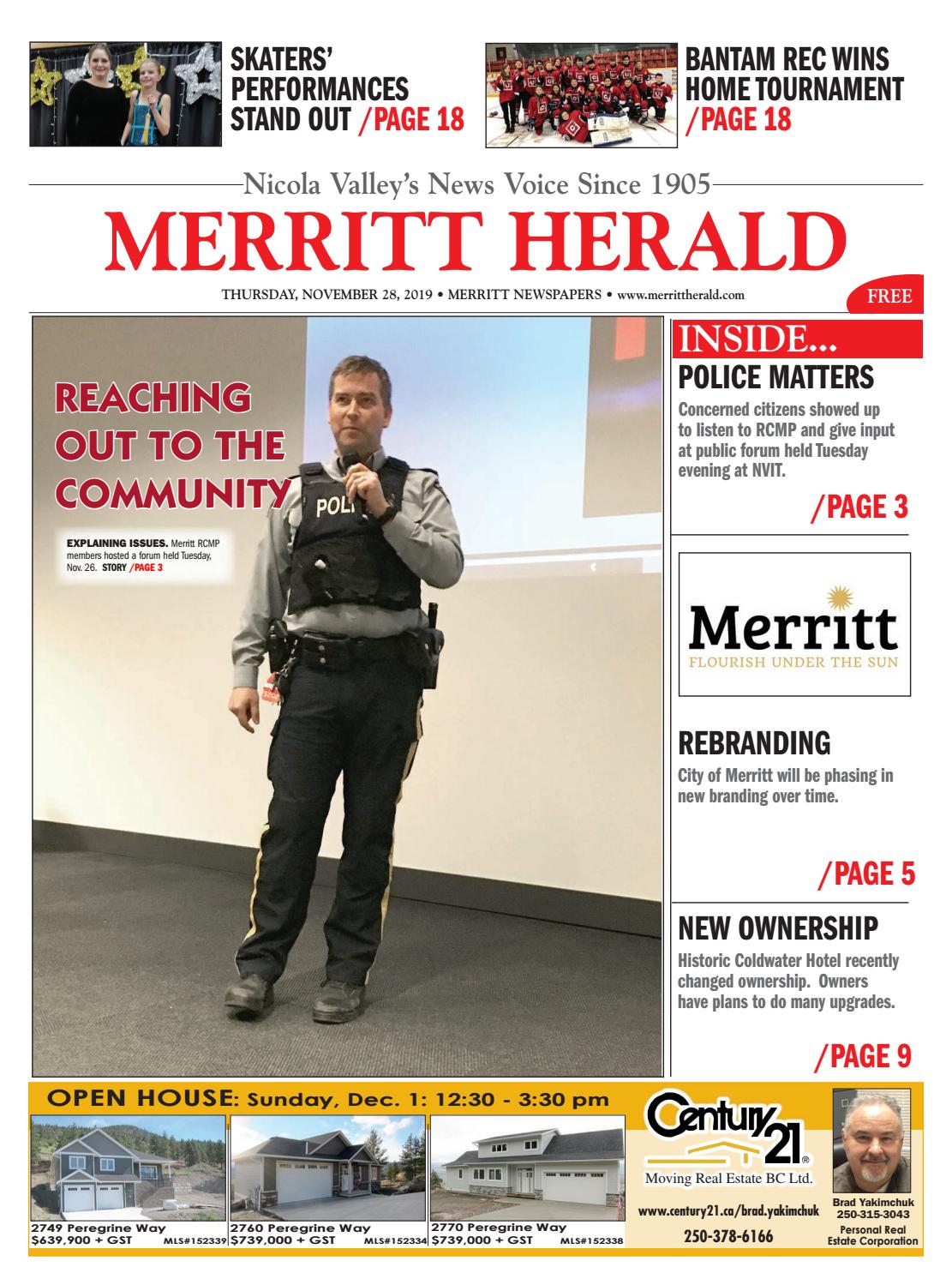 Merritt Herald November 28, 2019 by Merritt Herald Issuu