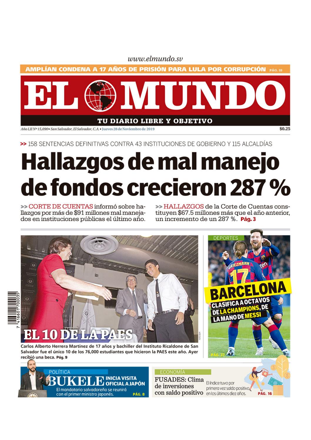 Mundo281119 by Diario El Mundo - Issuu