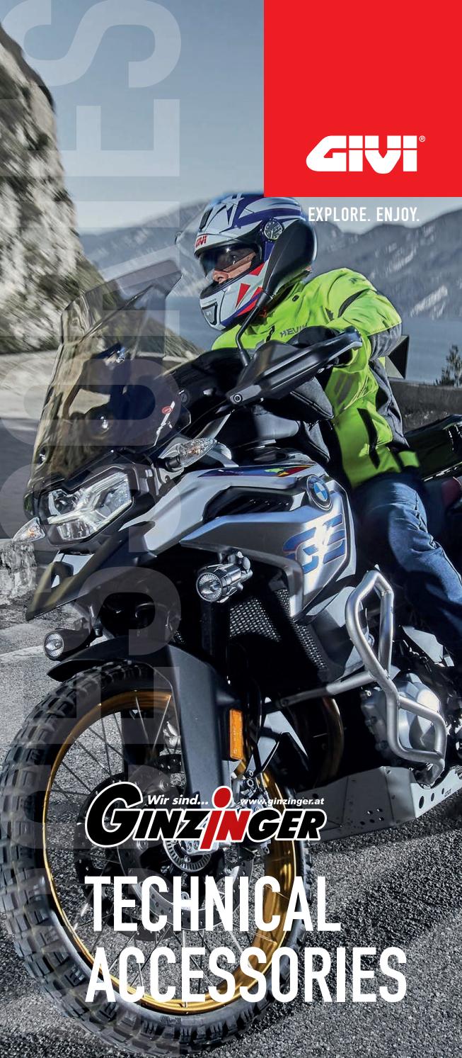 gilet fluorescente KIT GIVI alta sicurezza in moto con triangolo catarifrangente kit pronto soccorso e kit ripara gomme tubeless