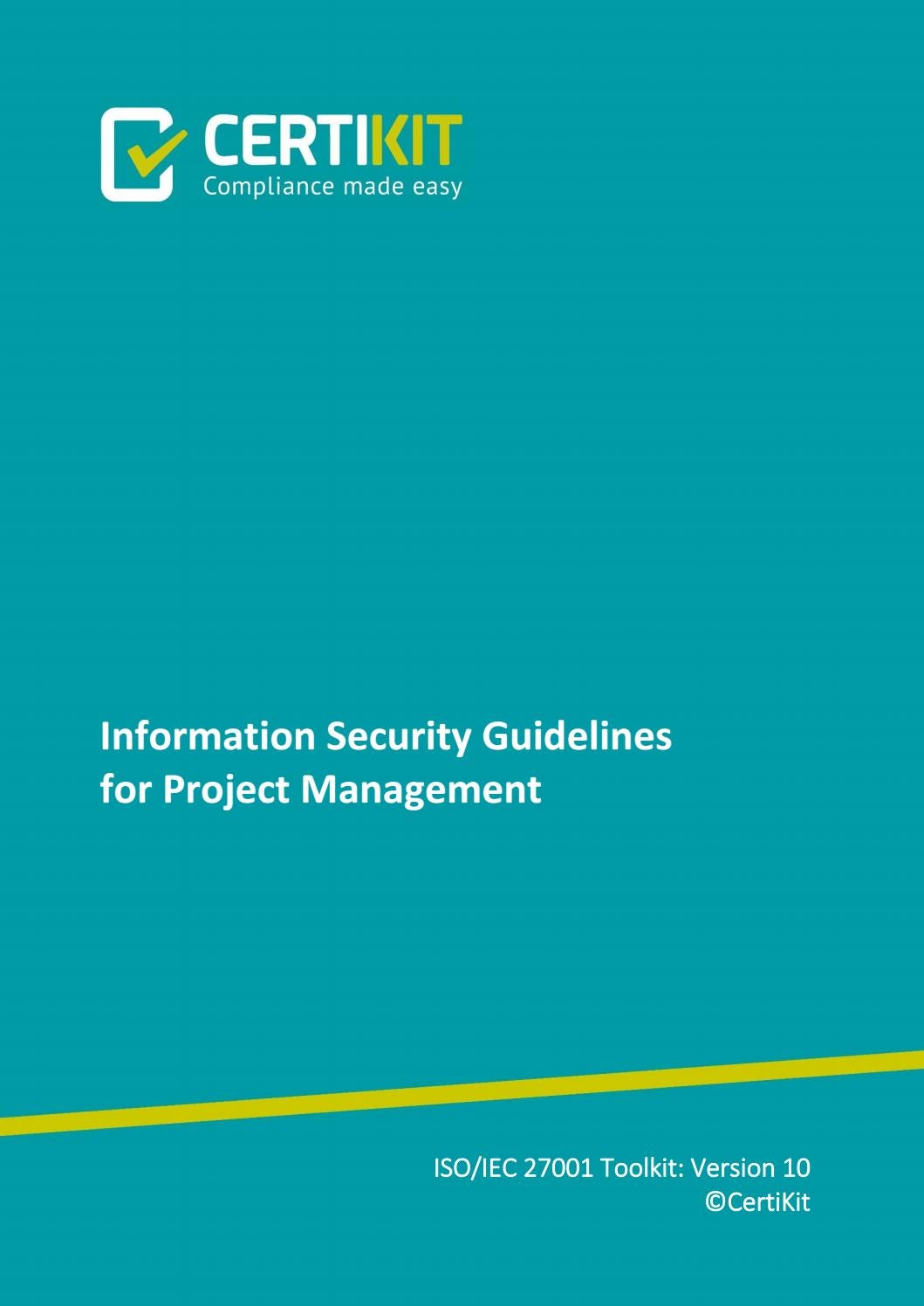 ISMSDOCA063 Information Security Guidelines for Project Management