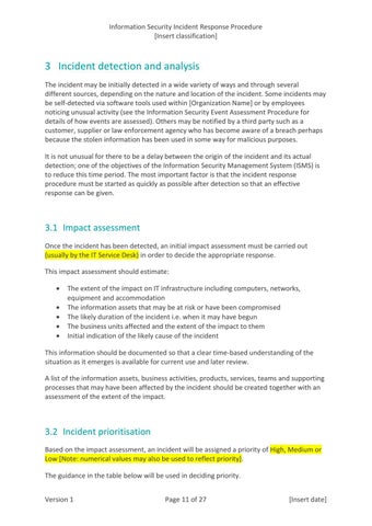 ISMS-DOC-A16-2 Information Security Incident Response Procedure by ...