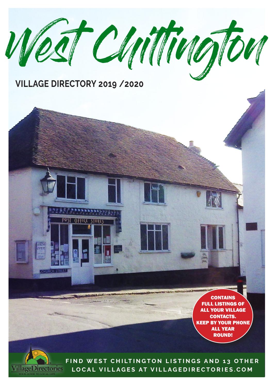 West Chiltington Village Directory 20192020 by Sussex Magazines Issuu