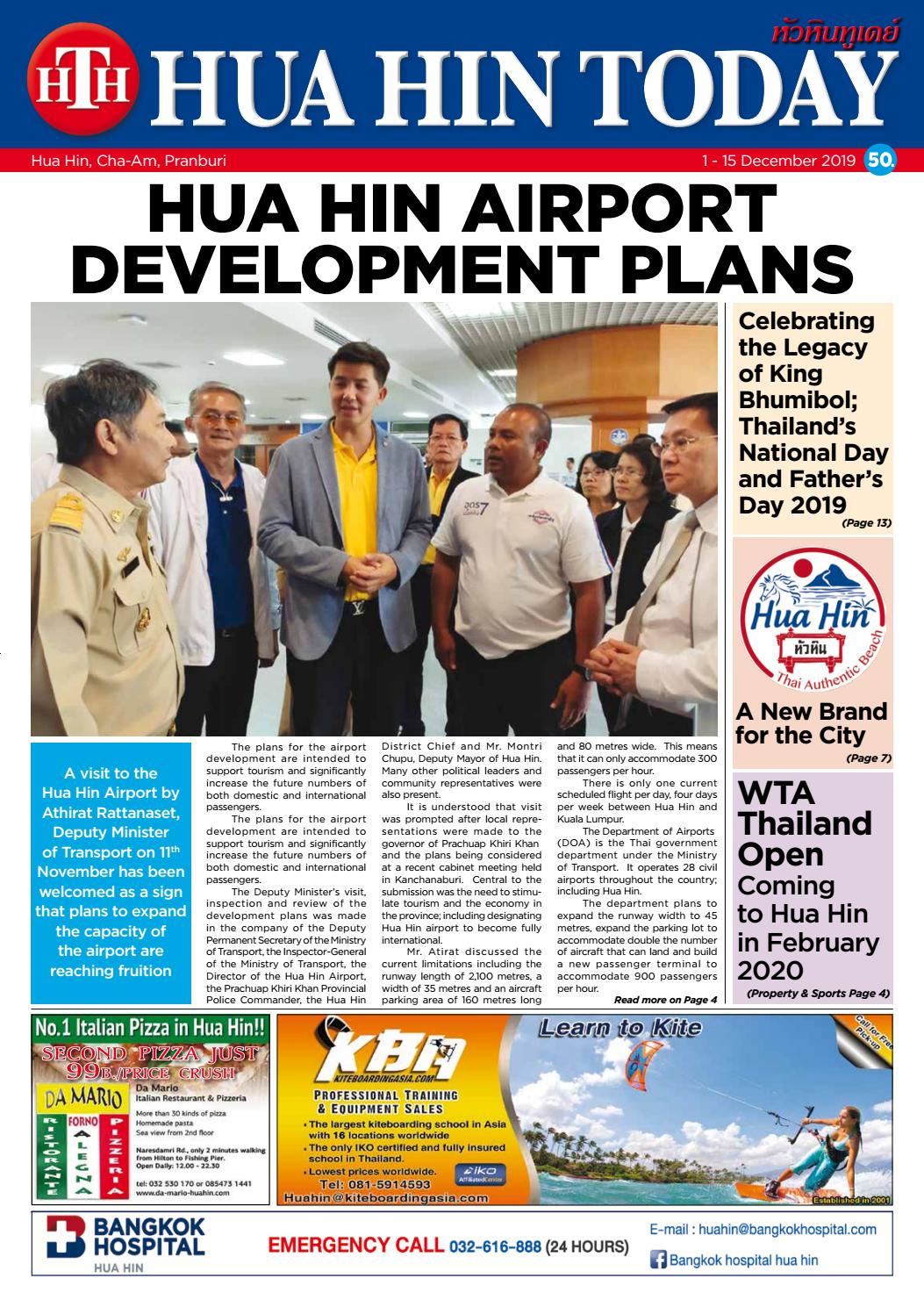 Hua Hin Today December 1 15, 2019 by Hua Hin Today Issuu