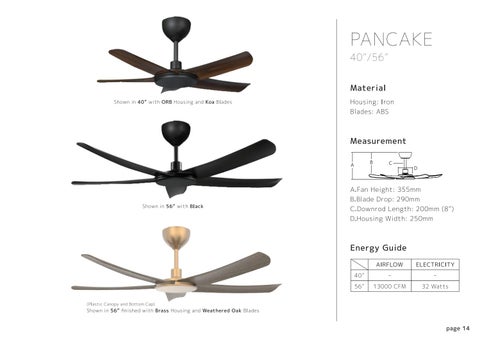 Gu-Tek 吸顶灯 Fan 目录 -2020 第 15 页