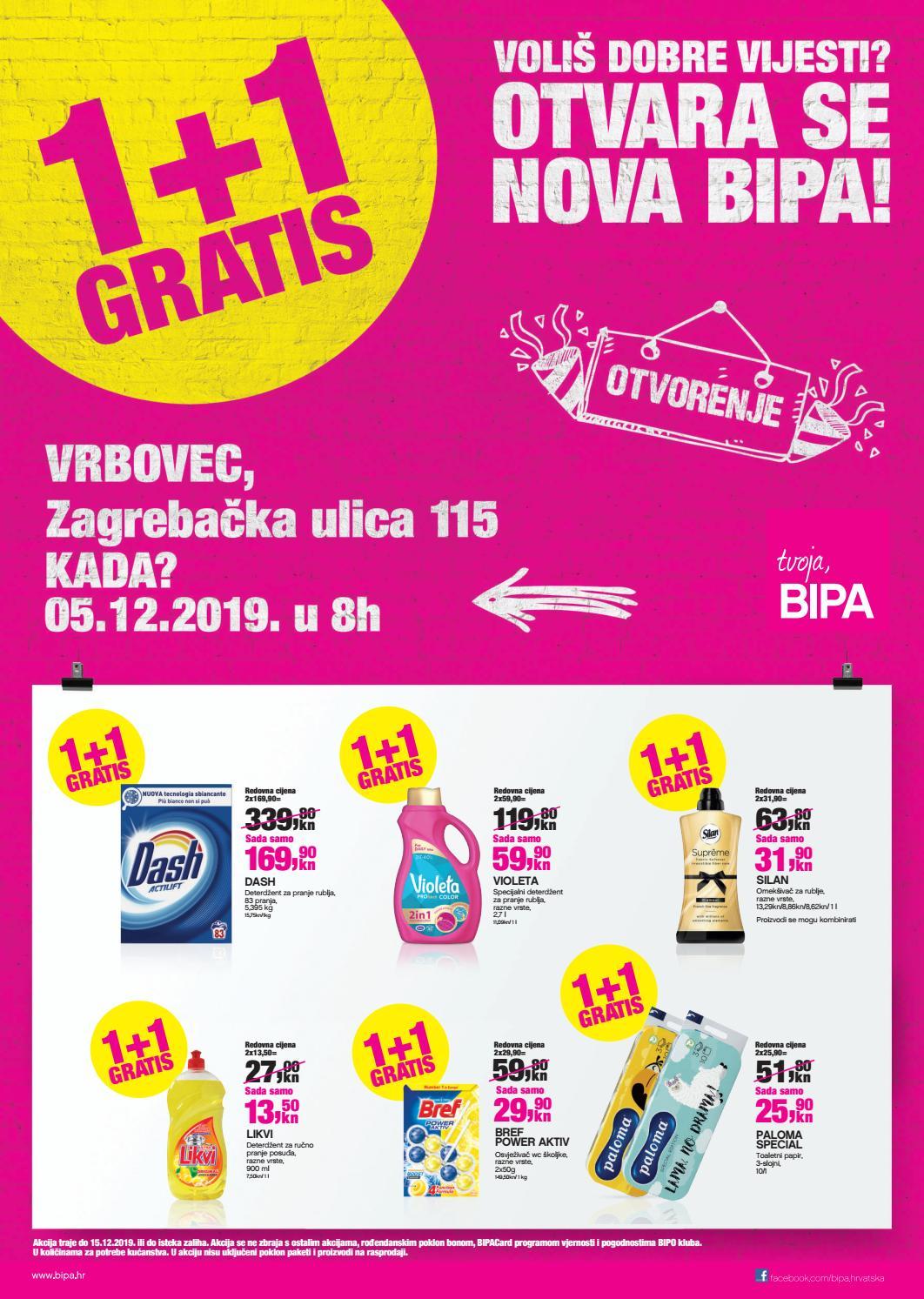 Bipa Vrbovec katalog otvorenje od 05.15.12.2019. by Catalog.hr Issuu