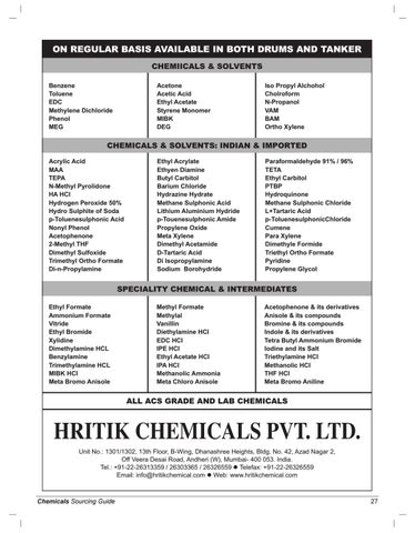 Chemical Sourcing Guide - December 2019 by The Mazada Pharma Guide - Issuu