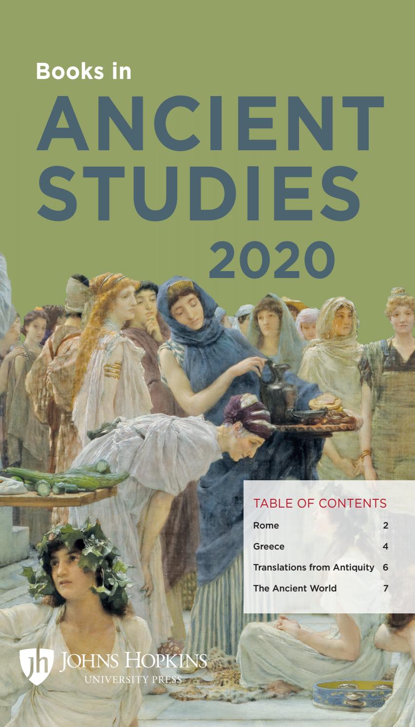 Books in Ancient History from Johns Hopkins University Press by JHUP