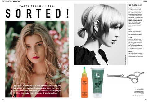 Capital Hair & Beauty 灯饰目录 · The Capital Cut | 冬季 2019 第 12 页