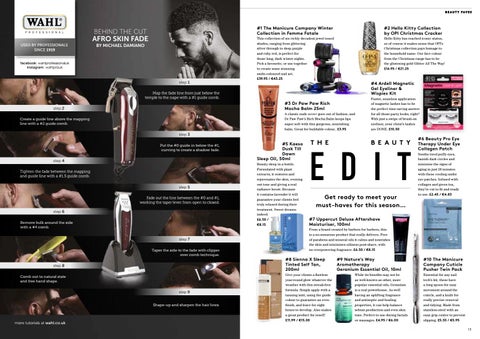 Capital Hair & Beauty 灯饰目录 · The Capital Cut | 冬季 2019 第 7 页