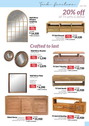 Teak World 家具目录 · Tendances 2020 | 第 13 页